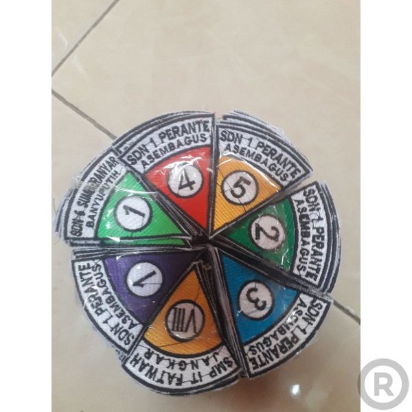 Jual Bet Lokasi Badge Kelas Bordir Segita Bordir Nama Custom Bordir