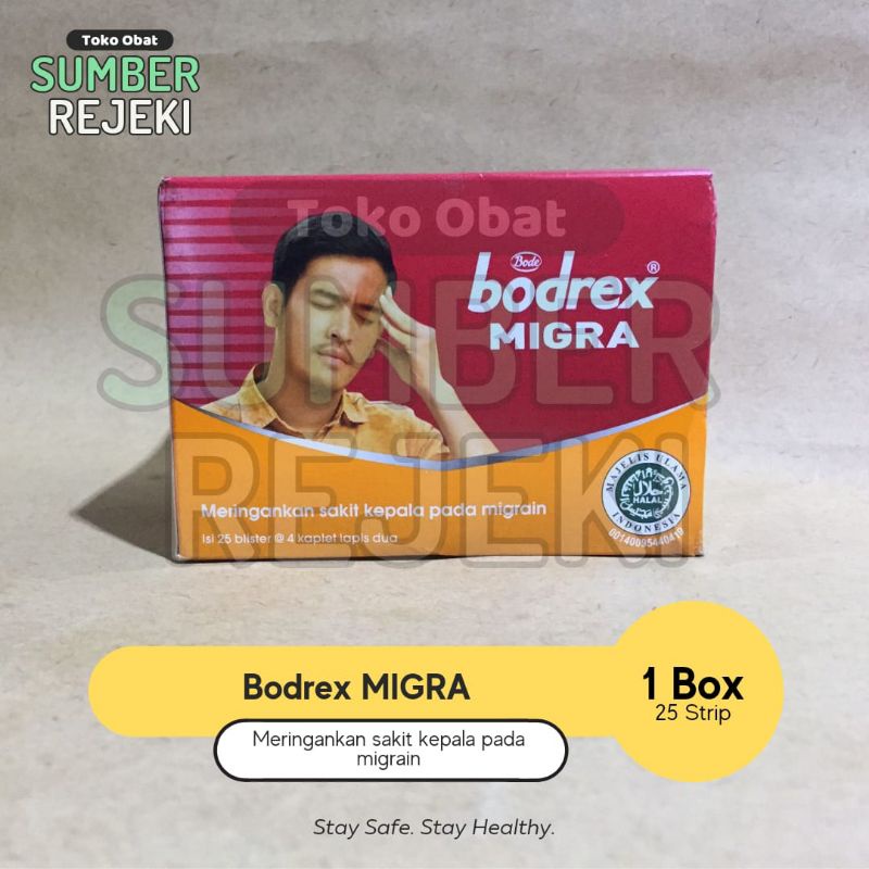 Jual Bodrex Migra 1 Box @25 strip | Shopee Indonesia