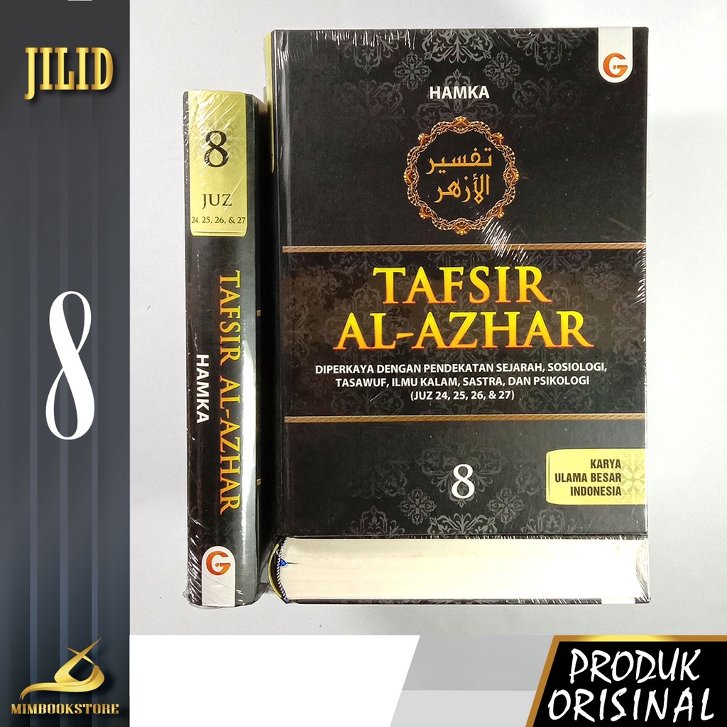 Jual Buku Tafsir Al Azhar Jilid 8 Prof Dr Hamka Penerbit Gema Insani Mimbookstore 4186