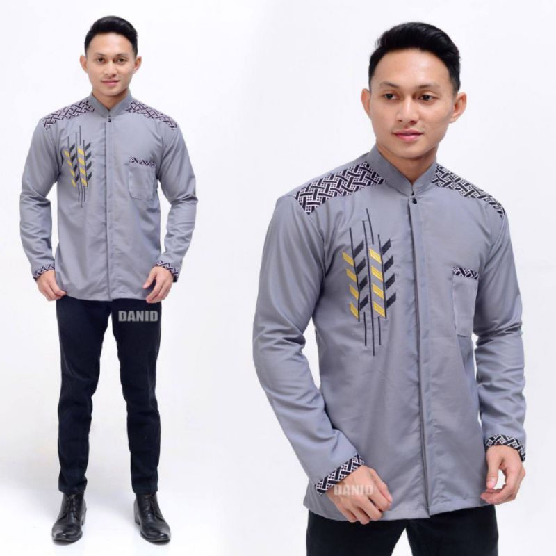 Jual BAJU KEMEJA KOKO DEWASA LENGAN PANJANG MODEL KOBATA ( PREMIUM ...