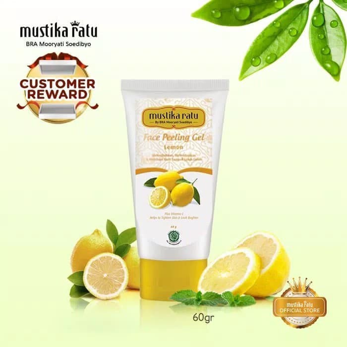 Jual MUSTIKA RATU FACE PEELING GEL LEMON 60 GR Shopee Indonesia