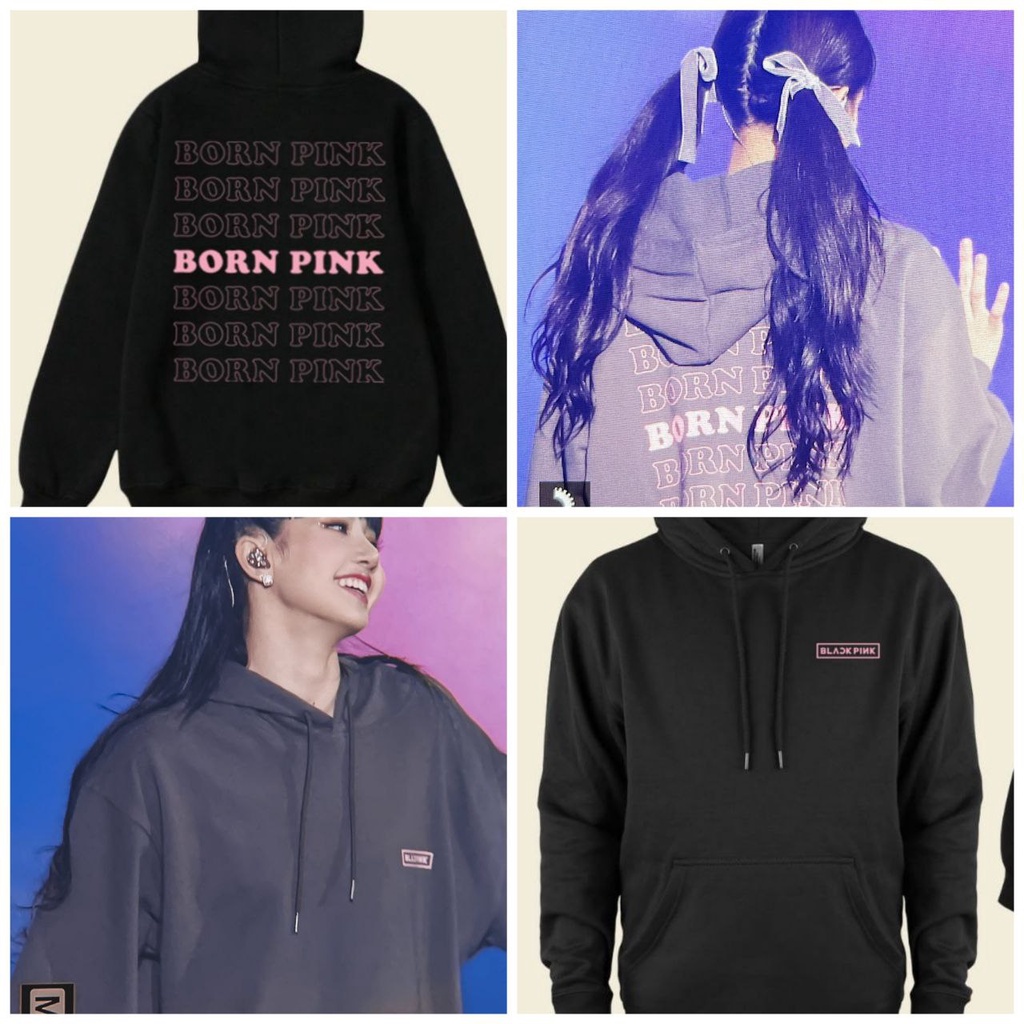 Jaket hotsell hoodie blackpink