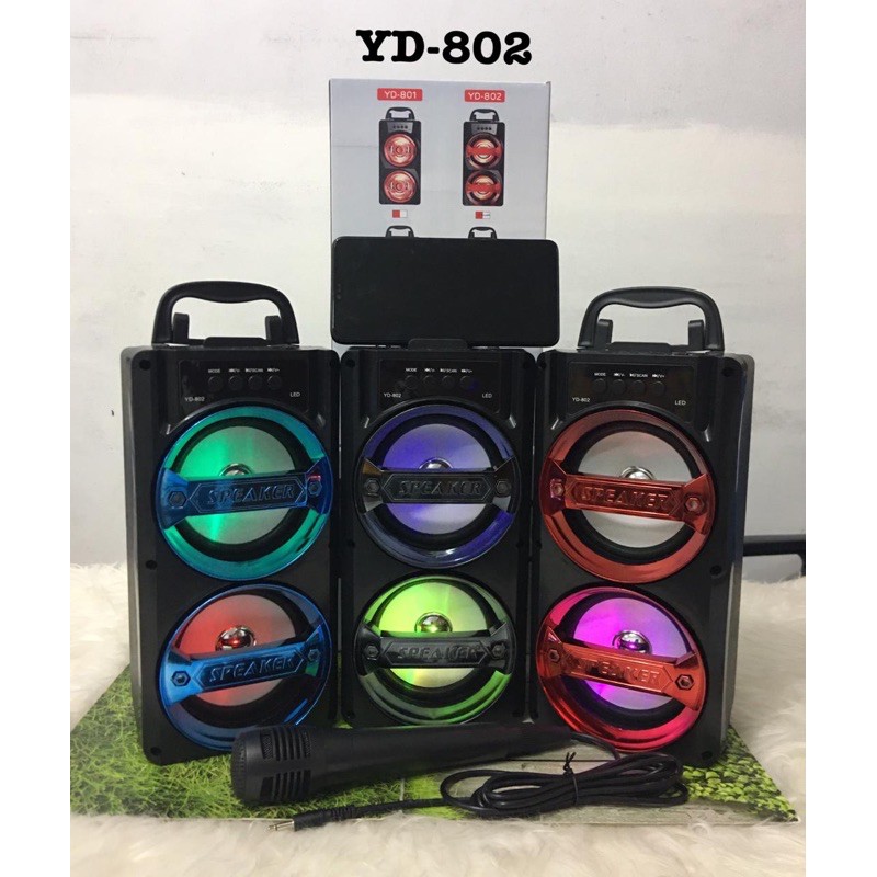 Jual Speaker Bluetooth Plus Mic Karaoke Yd Suara Dijamin Keren