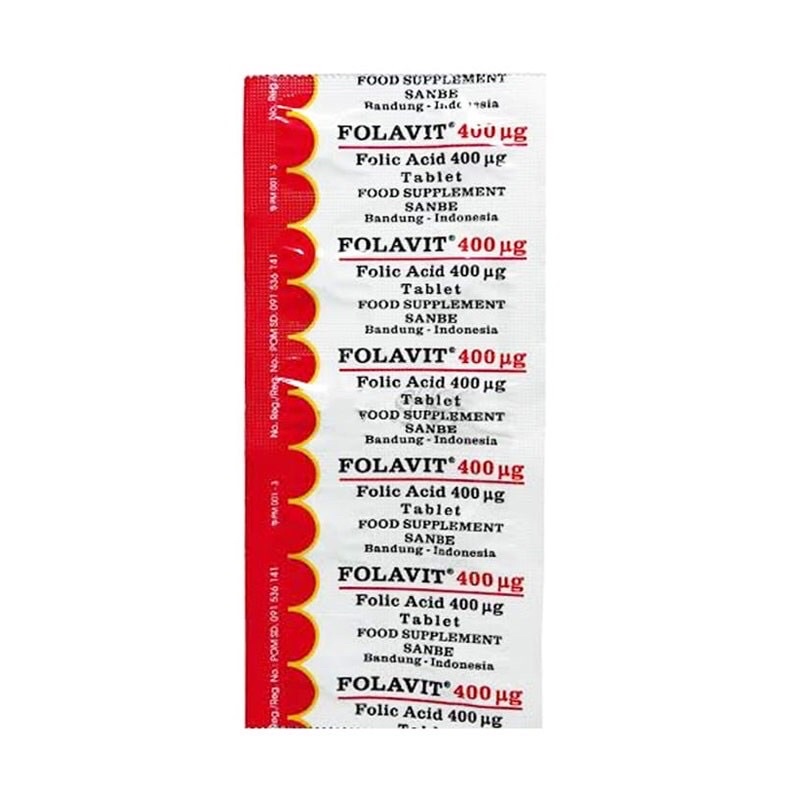 Jual Folavit 400 mcg - harga per 1 BUTIR Tablet (ED 05/2026) | Shopee ...