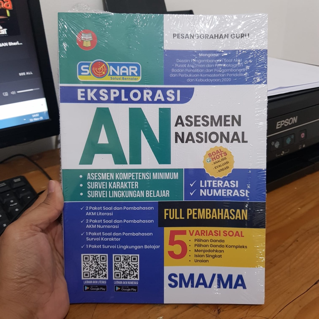 Jual BUKU SONAR EKSPLORASI ASESMEN NASIONAL (AN) SMA/MA | Shopee Indonesia