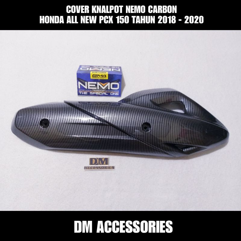 Jual COVER TUTUP KNALPOT PCX 150 TAHUN 2018 - 2020 NEMO CARBON | Shopee ...