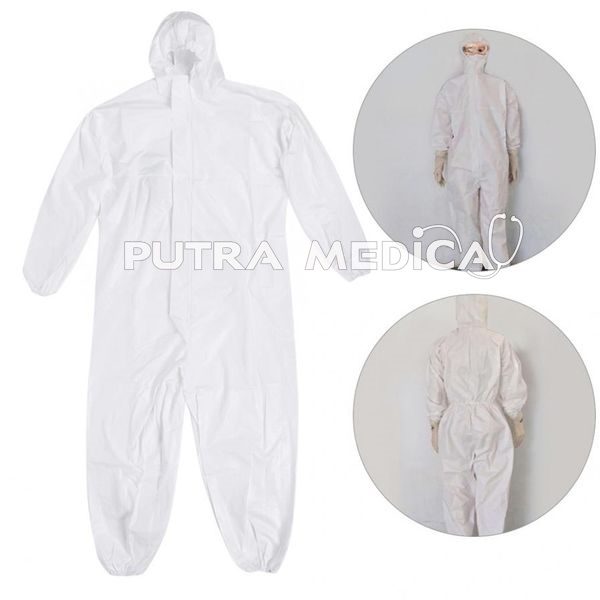 Jual Hazmat Suit Microphorous 70 GSM Full Set Normal Size / Gown Medis ...