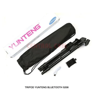 Tripod YUNTENG VCT 5208 Remote Bluetooth Tomsis Tripod Penyangga Handphone Kamera Holder U