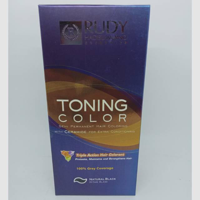 Jual Rudy hadisuwarno toning color semi permanent hair coloring 120ml ...