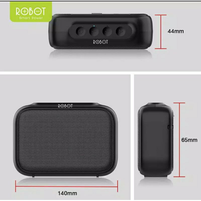 Jual Speaker Bluetooth Robot RB100 Portable Wireless Super Bass Mini ...