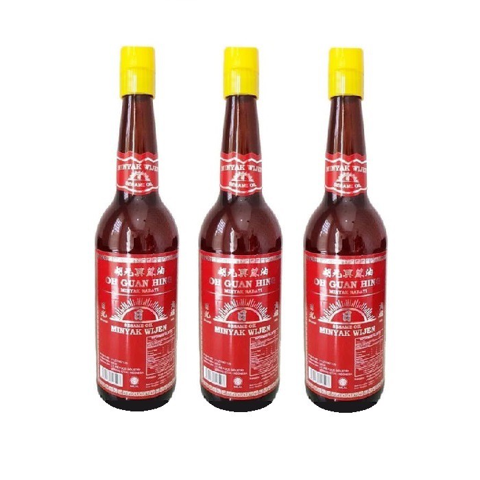 Jual Minyak Wijen Oh Guan Hing 600ml (botol kaca) | Shopee Indonesia