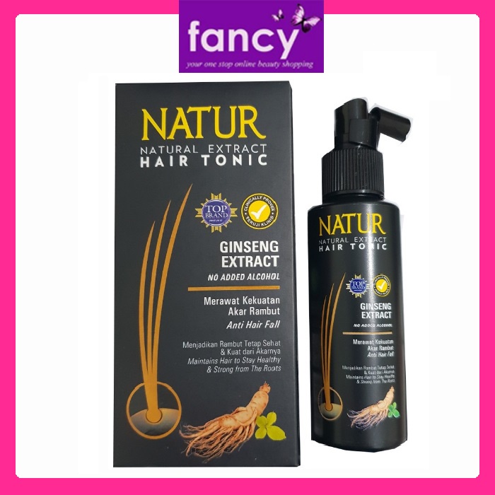Jual Natur Hair Tonic 90ml Ginseng / Aloe Vera | Anti Rontok ...