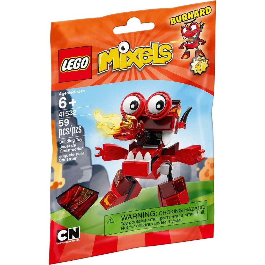 Jual LEGO 41532 - Mixels - Mixels Series 4 Burnard | Shopee Indonesia