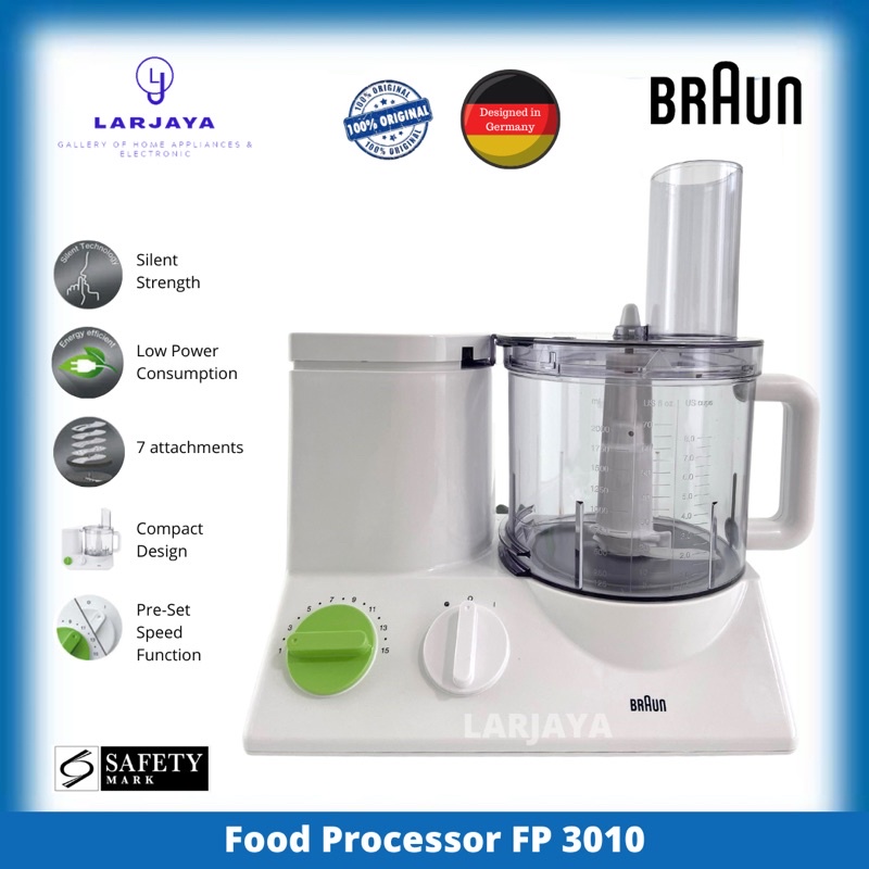 Jual BRAUN FOOD PROCESSOR FP3010 TRIBUTE COLLECTION Shopee Indonesia