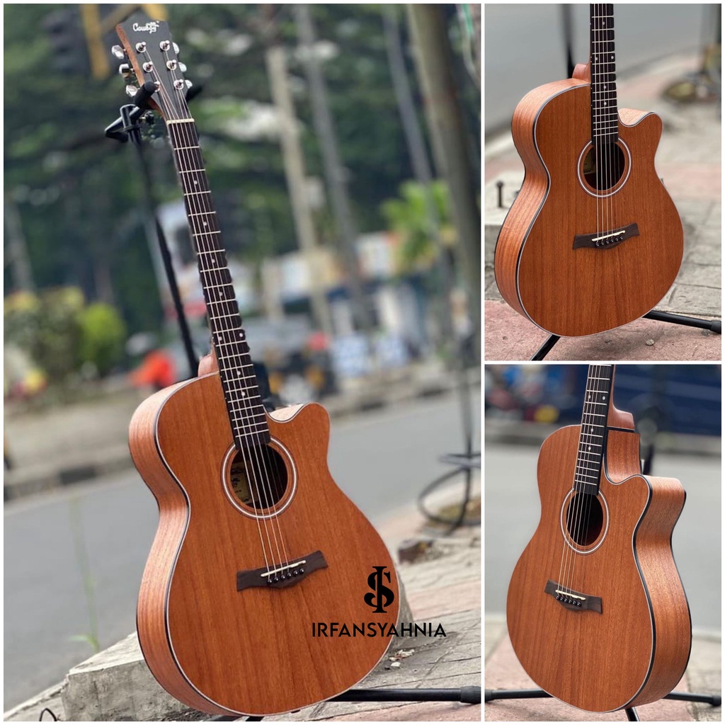 Jual gitar cowboy akustik 40 inch GWC 235 guitar accoustic string ...