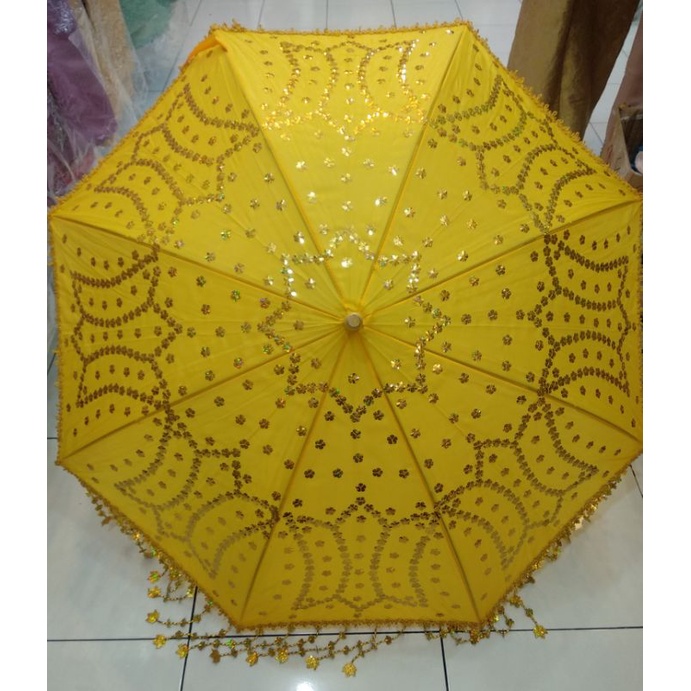 Jual PAYUNG PENGANTIN/PAYUNG PENGANTIN KUNING ACEH/PAYUNG PENGANTIN ...