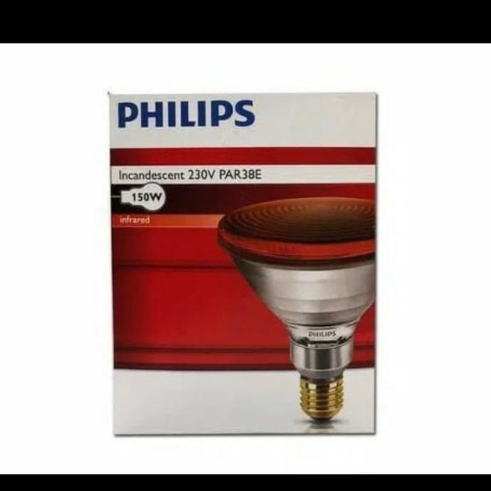 Jual Lampu Bohlam Infrared Philips 150 Watt / Bohlam Terapi Infrared ...