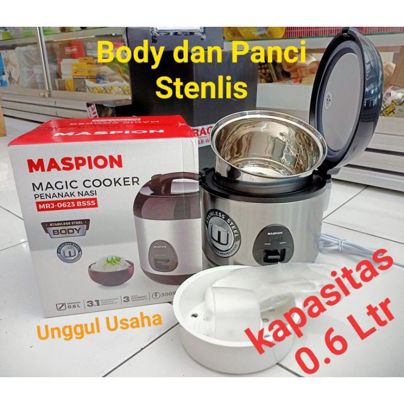 Rice cooker best sale maspion stainless steel