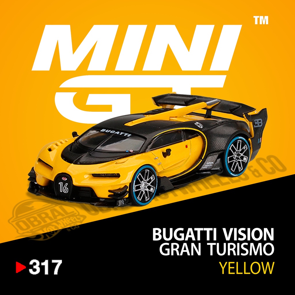 Jual Mini Gt Bugatti Vision Gran Turismo Yellow Shopee Indonesia