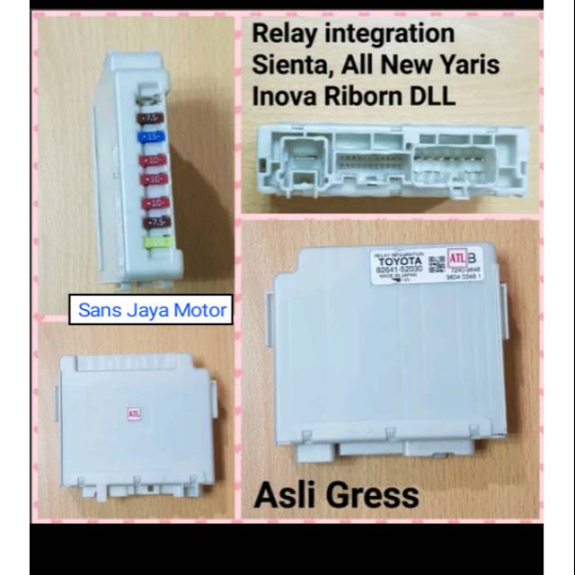 Jual Relay Integration Relay Sekring Innova Reborn Sienta All Neq Yaris ...
