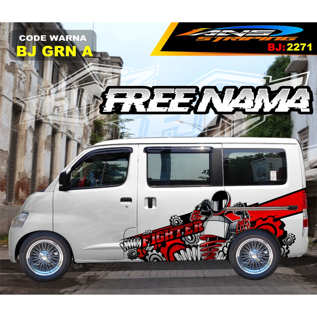 Jual Sticker Decal Mobil Granmax Variasi Stiker Mobil Luxio Sticker