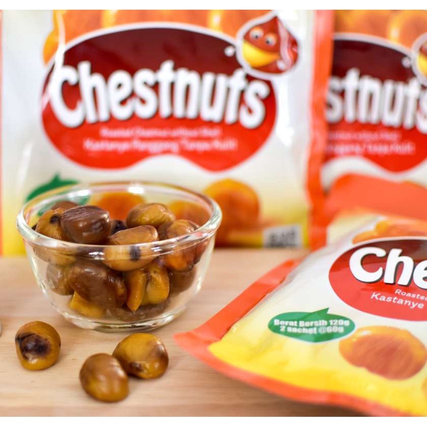 Jual Tong Garden Chestnuts Kastanye Panggang Tanpa Kulit 120gr | Shopee ...