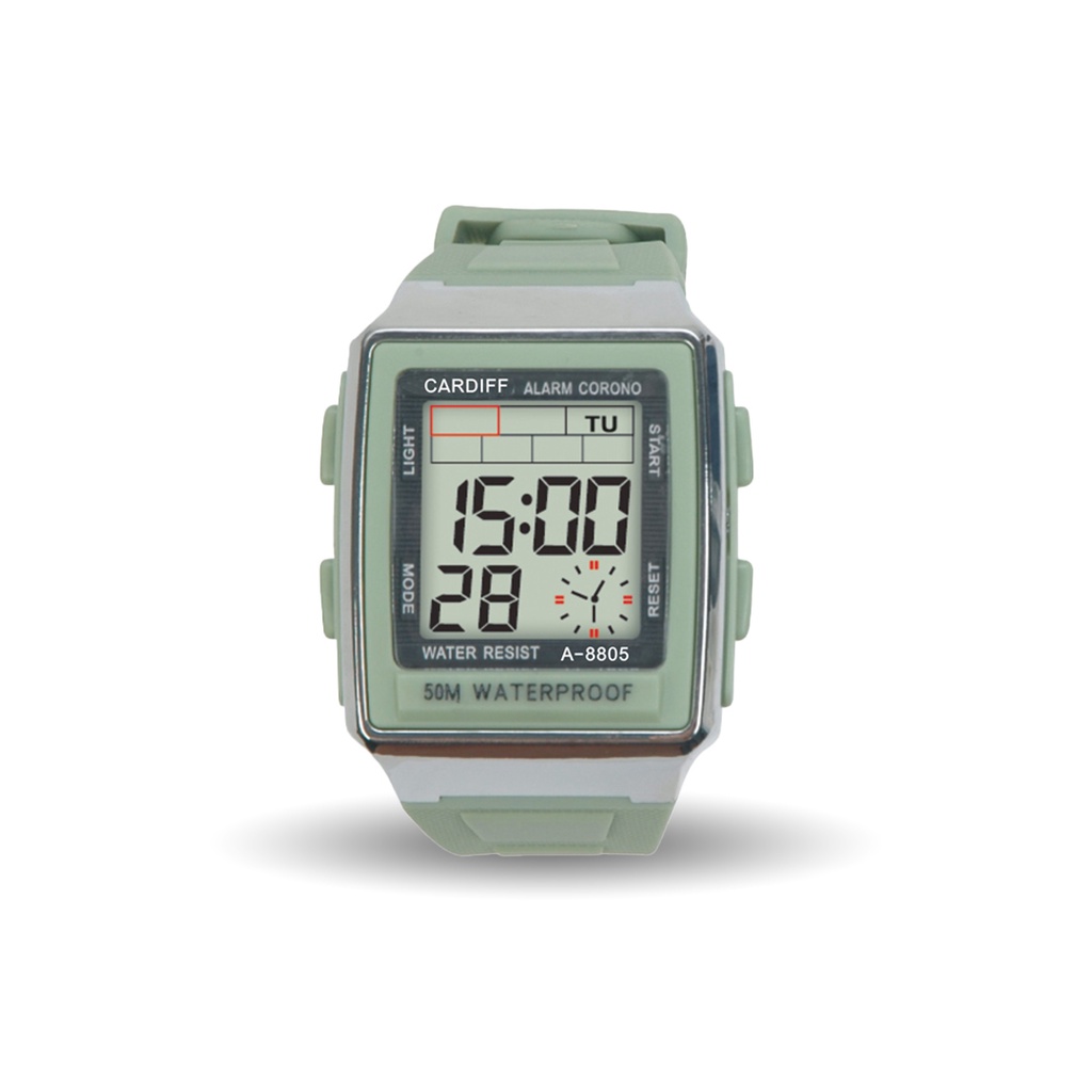 Jual CARDIFF LCD C 8805 Jam Tangan Sport Water Resist Shopee Indonesia