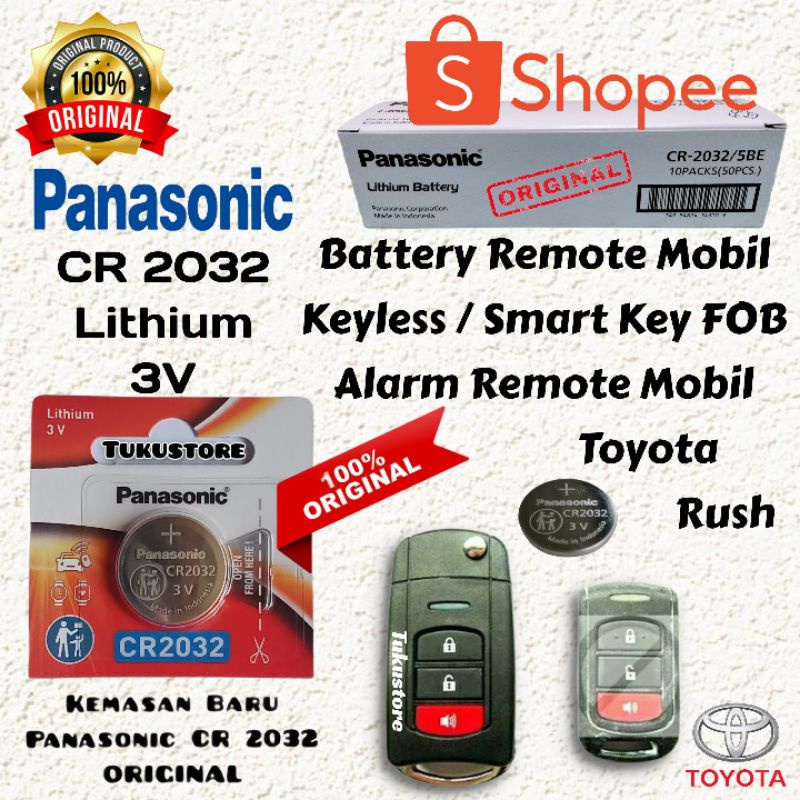 Jual Battery Remote Toyota Rush Baterai Remote Mobil Toyota Rush