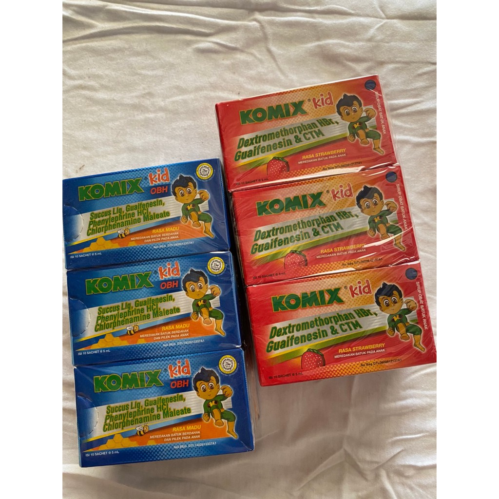 Jual Komix Kids Per Pak Isi 3 Kotak 10 Sachet Shopee Indonesia