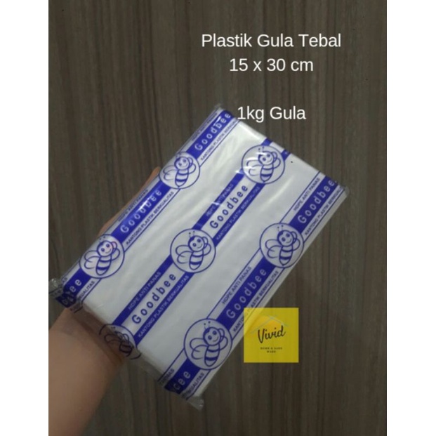 Jual Kantong Plastik Gula Anti Panas Hdpe Merk Goodbee 15 X 30 Cm