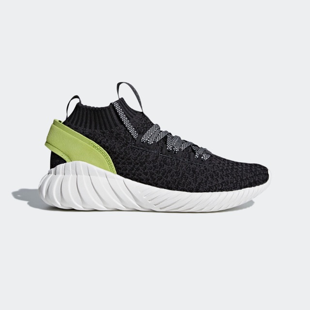 Adidas Women Tubular Doom Sock Primeknit Shoes Black Volt Originals