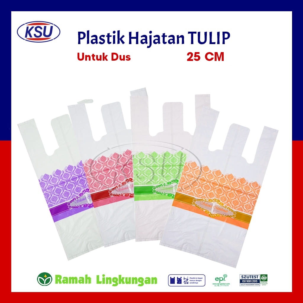 Jual Tulip Kantong Plastik Kresek Kotak Nasi Dus Kue Ukuran 25 Shopee Indonesia 4321