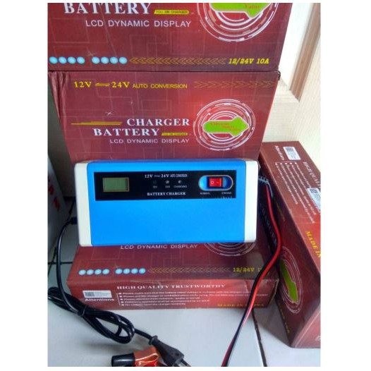 Jual CAS AKI MOBIL MOTOR OTOMATIS 10A, 20A KIT ALAT CHARGER AKI 12 V