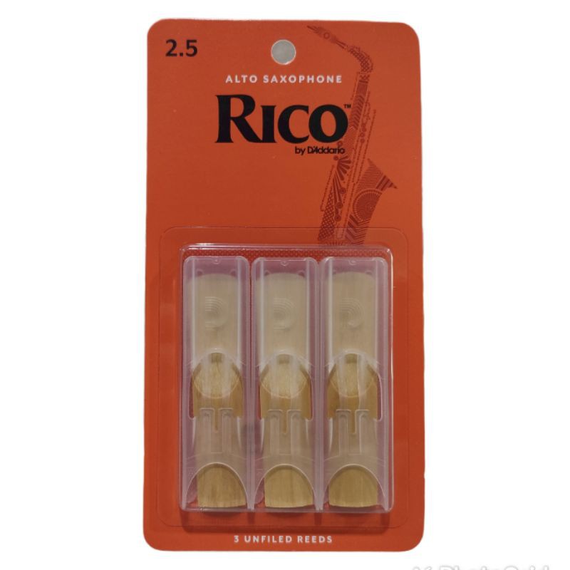 Jual RICO - Alto Saxophone Reeds 2,5 RJA0325 (473000115) | Shopee Indonesia