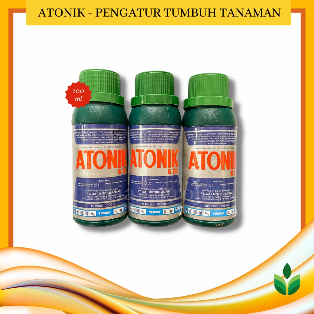 Jual Pupuk Dan Zat Pengatur Tumbuh Tanaman Atonik 6.0 L (100ml, 250ml ...