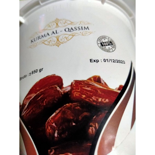 Jual Kurma Ember Al Qasim 850 gr | Shopee Indonesia