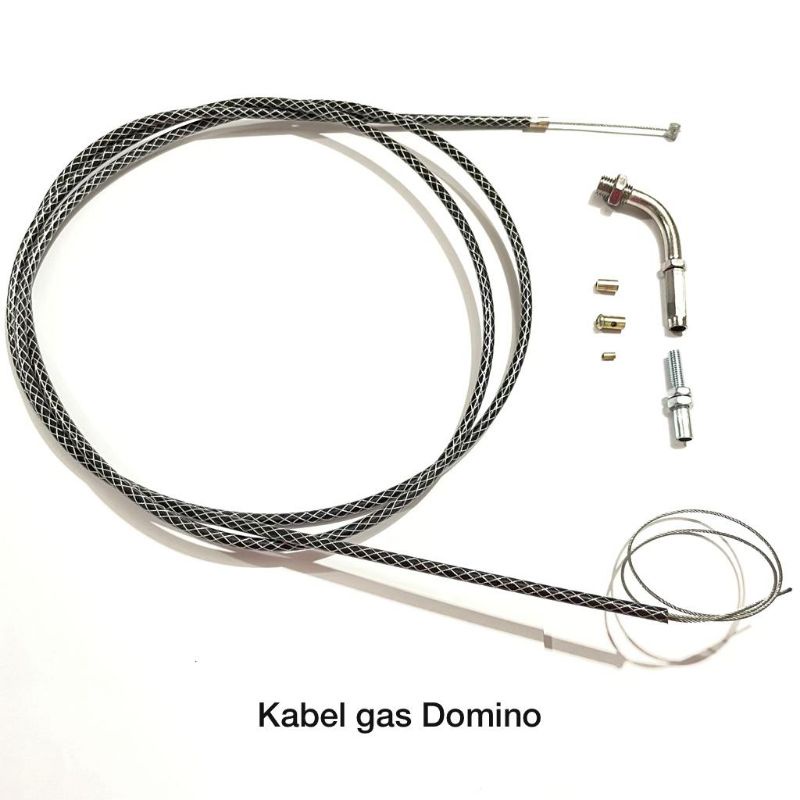 Jual Kabel Tali Gas Spontan Kontan L Serat Karbon Domino Cm