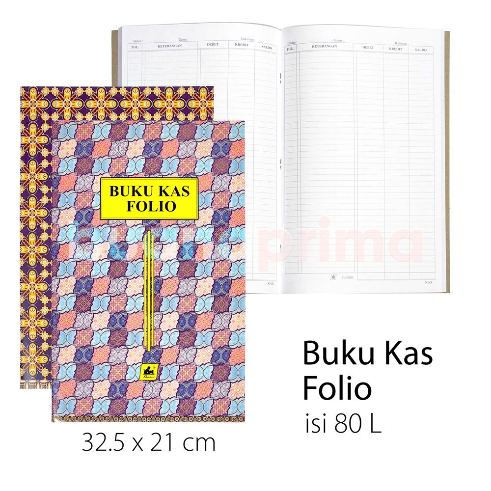 Jual Buku Kas Folio Standard 80 Lembar Soft Cover Buku Keuangan Kredit