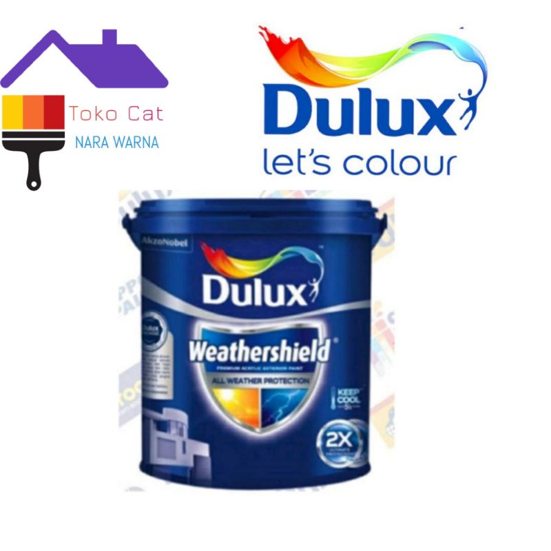 Jual Dulux Weathershield New Dualshield Cat Exterior Brilliant White