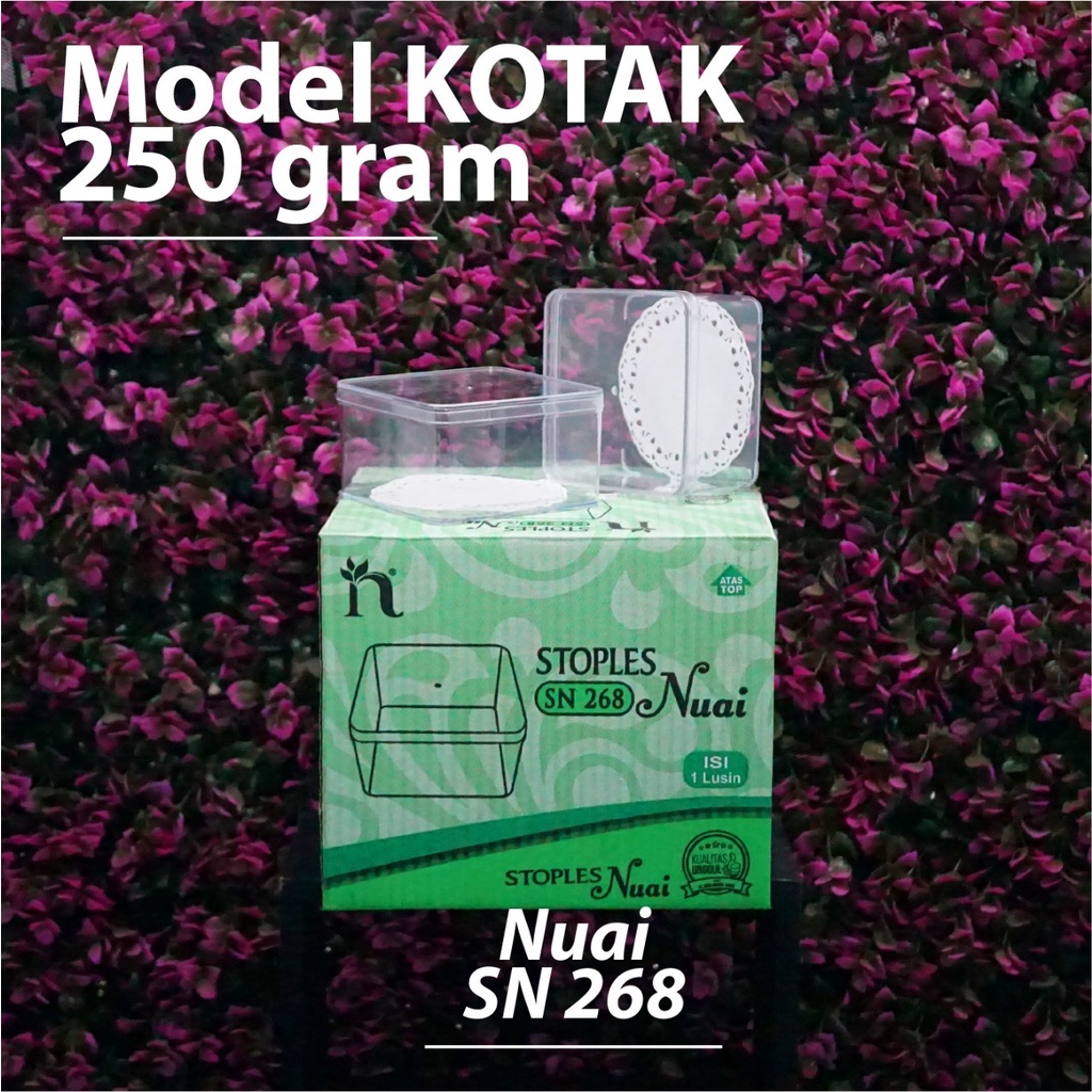 Jual Toples Nuai Sn 268 Model Kotak Volume 250 Gram 025 Kg Shopee Indonesia 5077