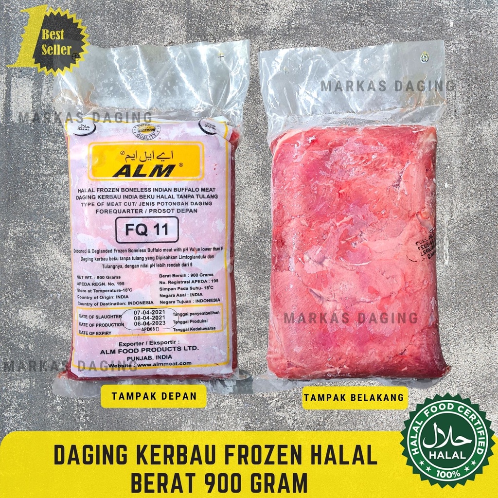 Jual Daging Kerbau Beef Frozen Halal Tanpa Tulang Berkualitas Murah