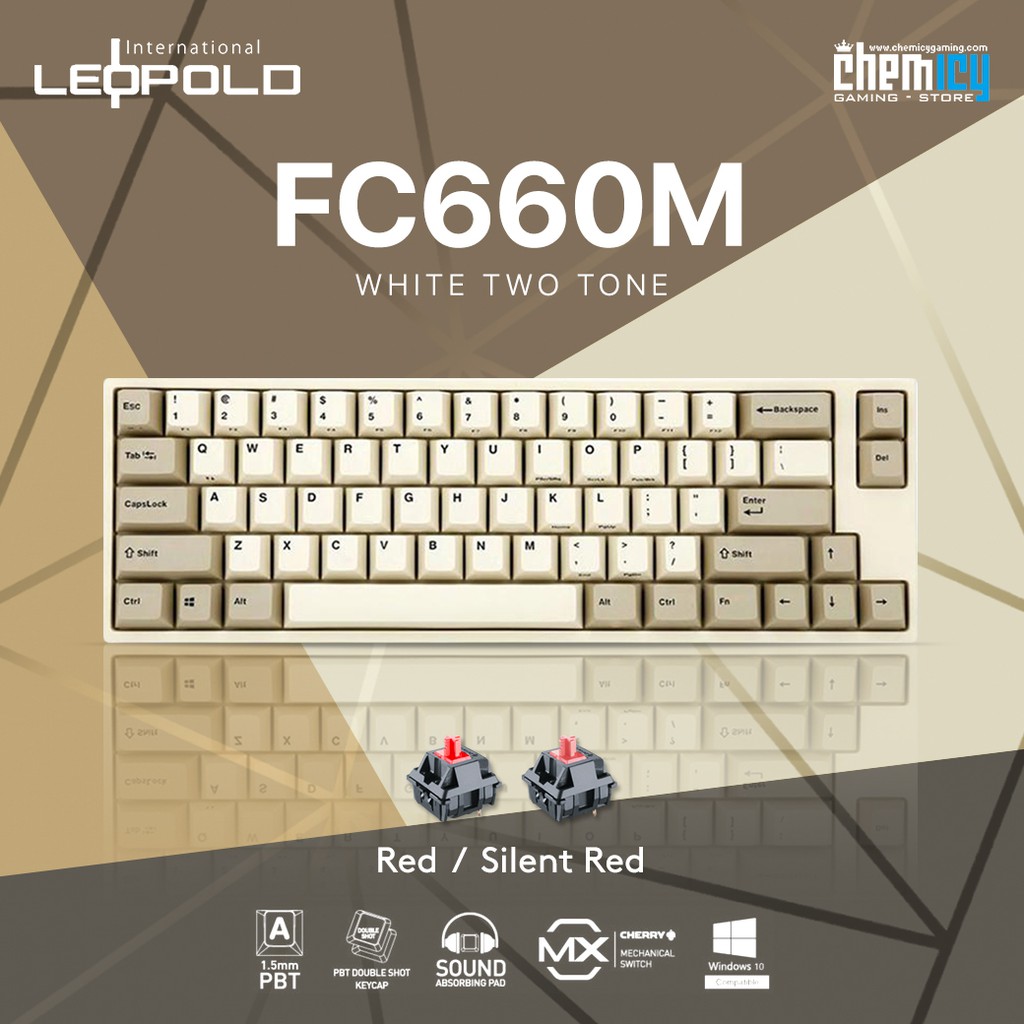 Jual Leopold FC660M White 2 Tone 65% Mechanical Gaming Keyboard ...