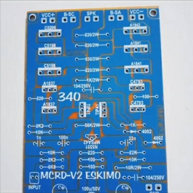 Jual PCB Driver Power Amplifier Mono MCRD V2 Eskimo Type 340 Low Sub