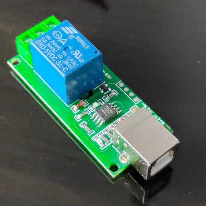 Jual USB Relay Module 1CH control via USB Software Support Windows ...