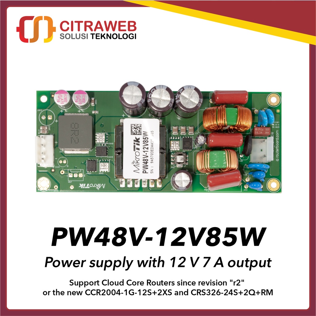 Jual Mikrotik Open Frame Power supply PW48V-12V85W | Shopee Indonesia