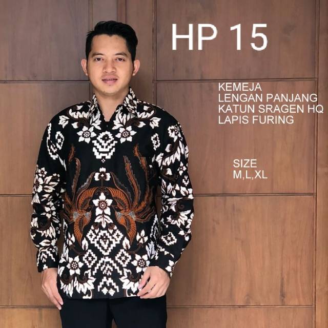 Jual Model Baju Batik Terbaru Lengan Panjang Pria Cocok Dipakai Kerja ...