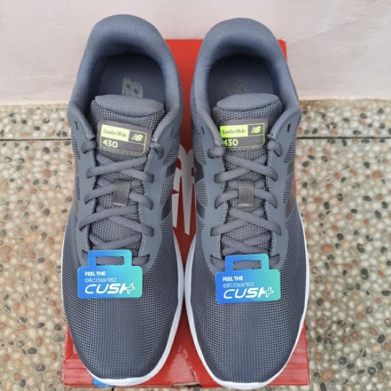 Jual NEW BALANCE Cush Plus ME430CL1 Sepatu Running Shoes Men s grey ORIGINAL Shopee Indonesia