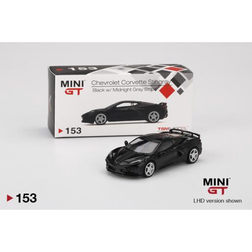 Jual MINI GT 153 - Chevrolet Corvette Stingray Black w