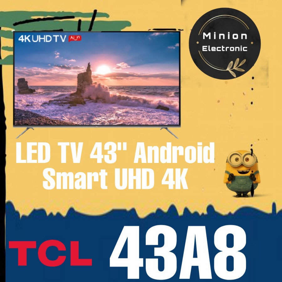 Jual Tcl A Led Tv Android Smart Uhd K Inch Ultra Hd Shopee Indonesia