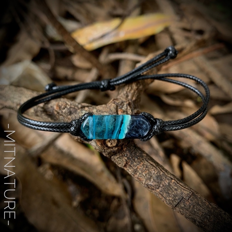 Jual GELANG RESIN BLUE AURORA GLOW IN THE DARK Shopee Indonesia